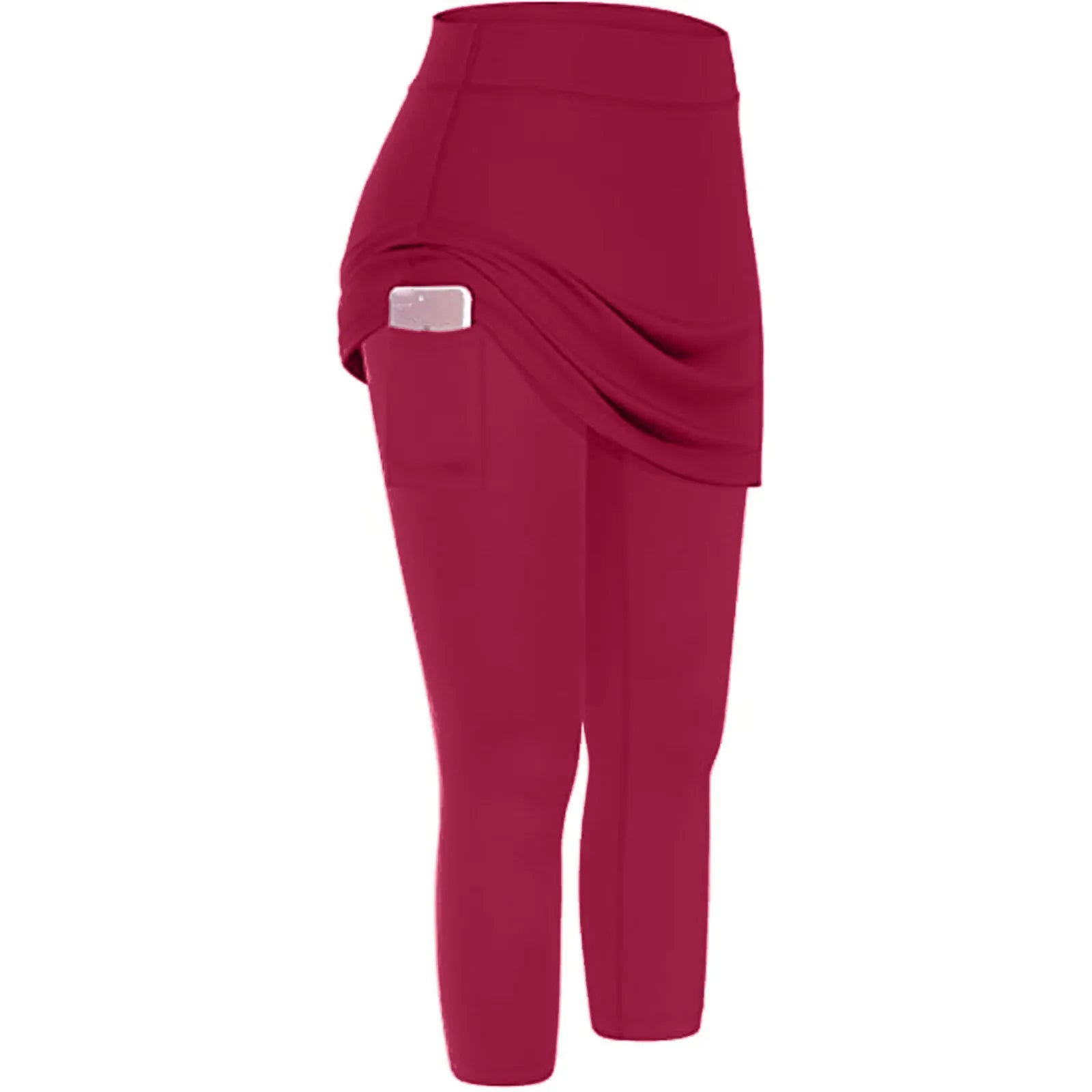 Jupe-Leggings Sport Femme Y2K
