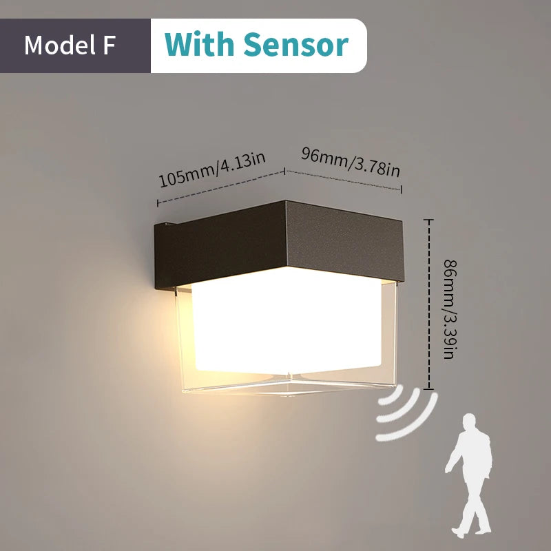 Applique LED Radar 16W - Lumière Extérieure Intelligente