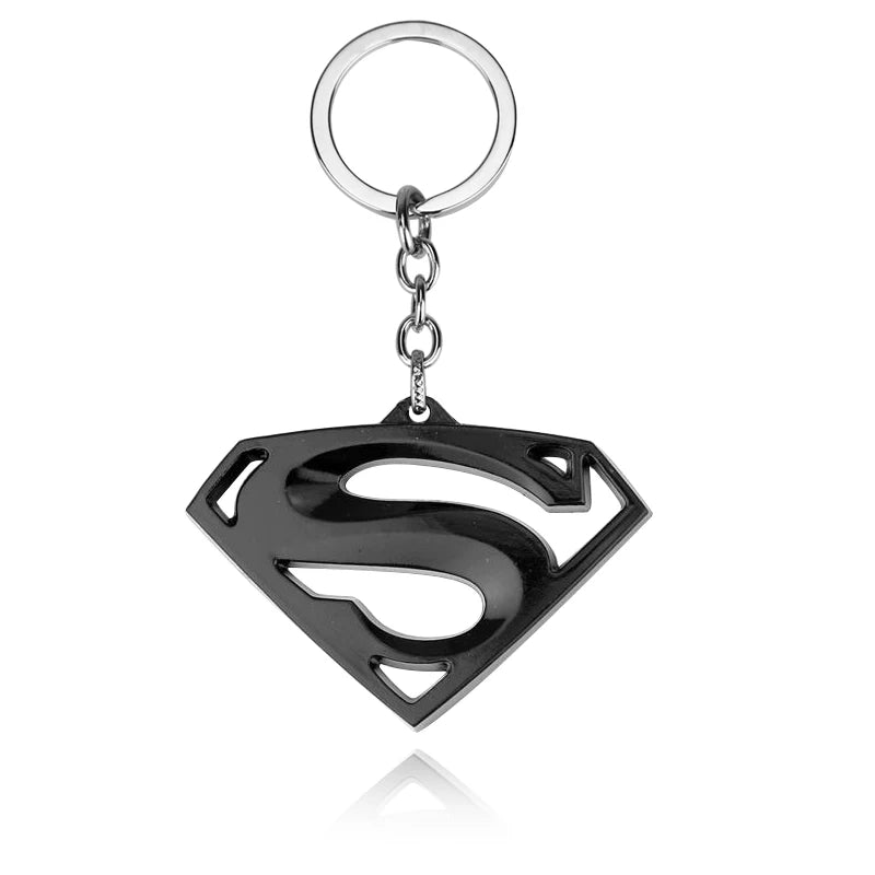 Superman Bat Keychain - Metal Pendant for Fans
