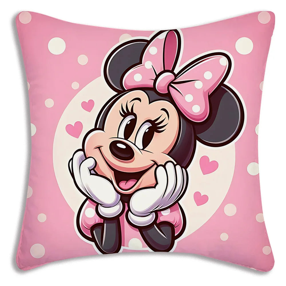 Kawaii Disney Duo: Mickey & Minnie Plush Pillow Covers