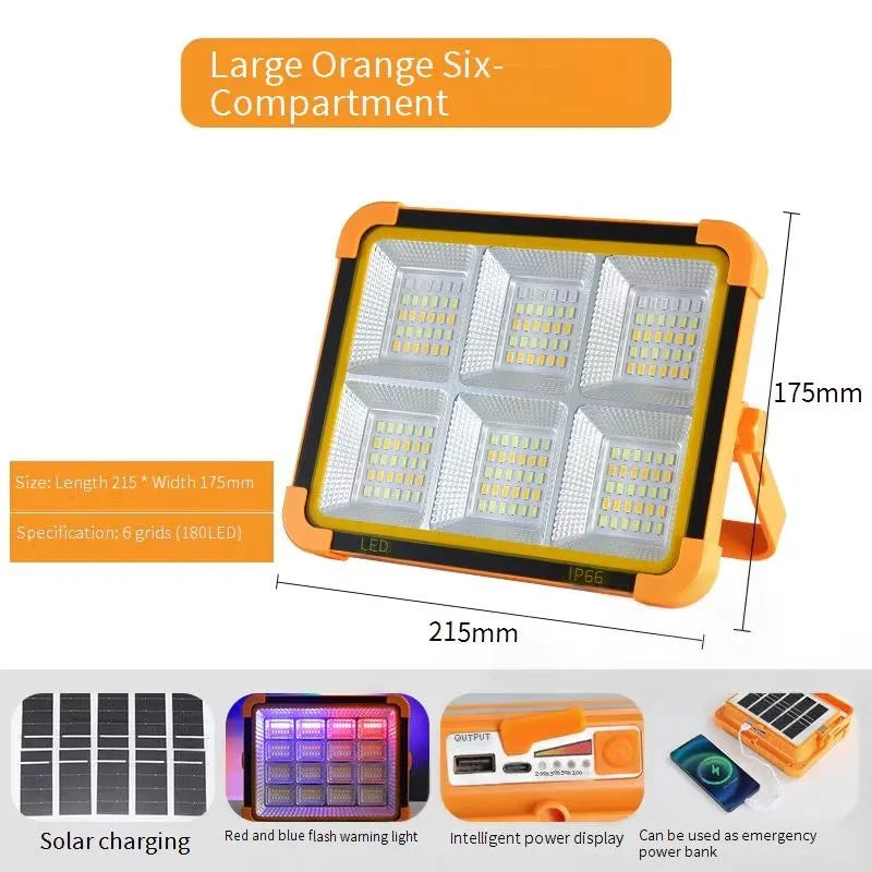 Lampe Solaire LED Portable Camping & Urgence Extérieur