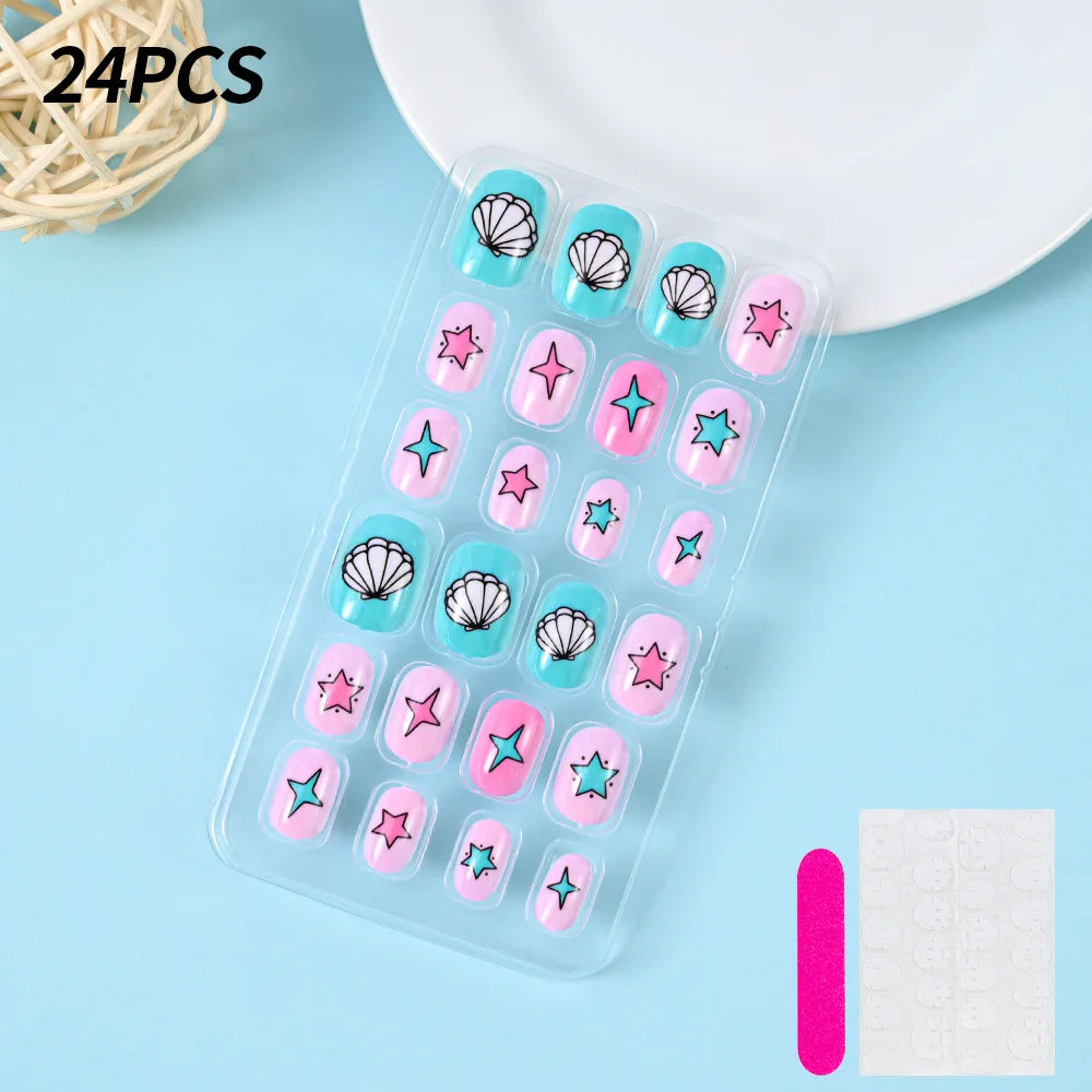 NailArt Enfant - 24 Ongles Jolis