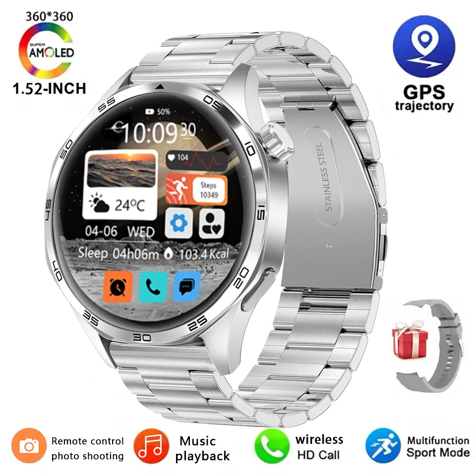 SmartFit Pro: HD Bluetooth Sports Watch for Men