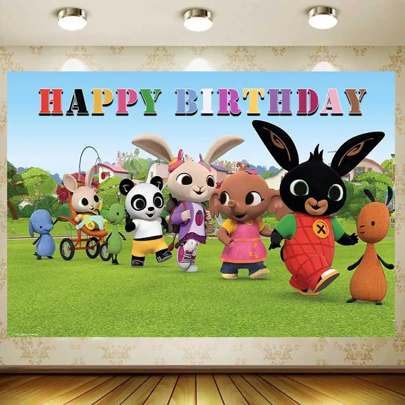 Fête Lapin Rouge et Noir