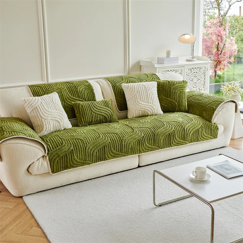 Coussin Chat Velours Jacquard Hiver Doux et Moderne