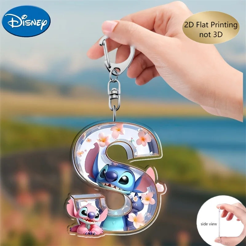 Lilo & Stitch Acrylic Keychain - Custom Name Gift