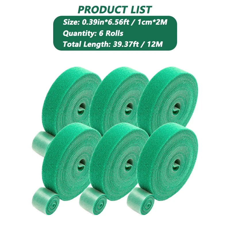 Nylon Plant Ties - Eco-Friendly Garden Support Straps