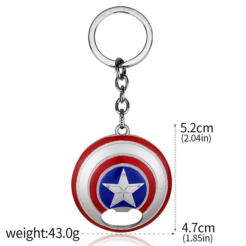 Avengers Shield Keychain - Marvel Trendy Accessory