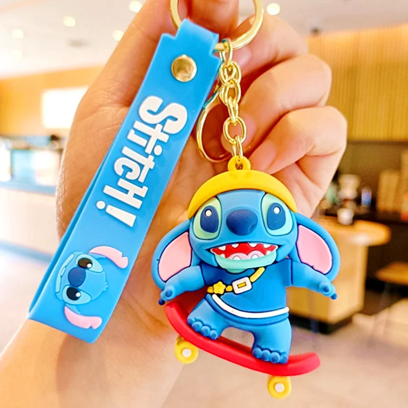Disney Charm Keychains: Mickey, Minnie & Lilo Fun!