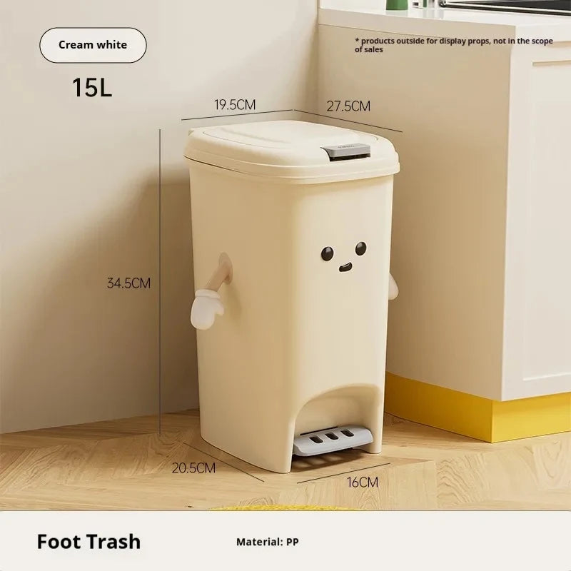 DualPedal Eco Bin: Waterproof, Kitchen & Bath Use