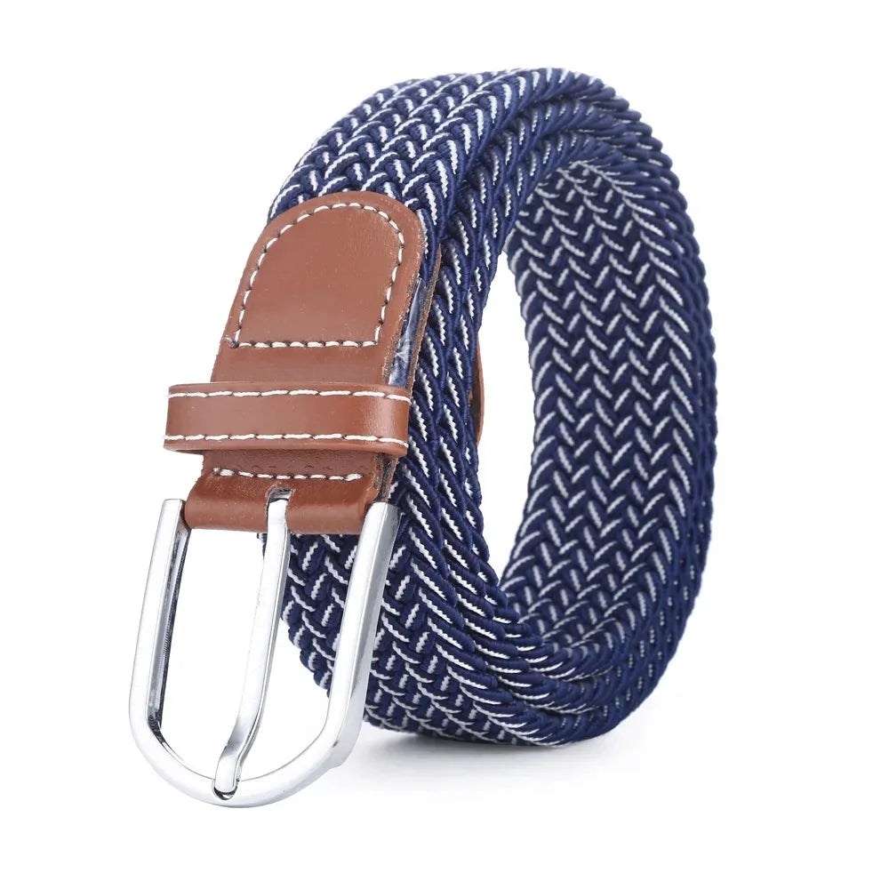 Ceinture Élastique Tressée Unisexe Confort Style