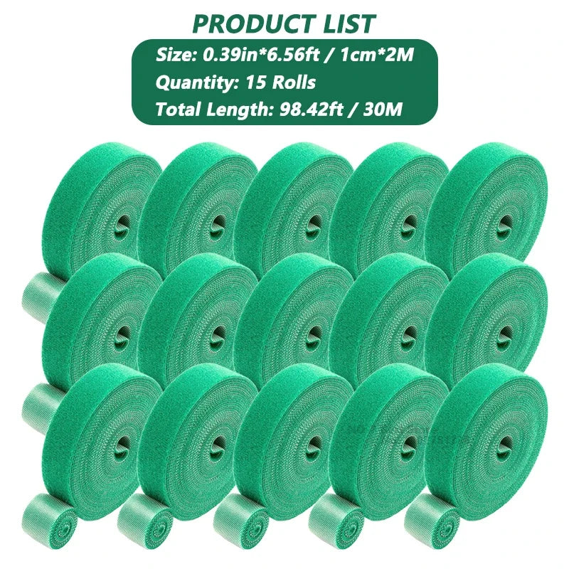 Nylon Plant Ties - Eco-Friendly Garden Support Straps