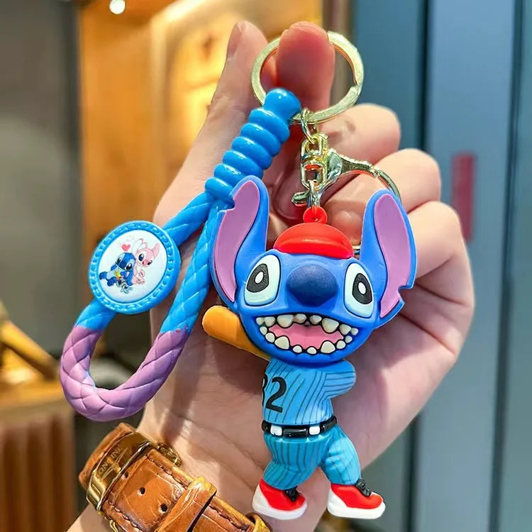 Disney Charm Keychains: Mickey, Minnie & Lilo Fun!