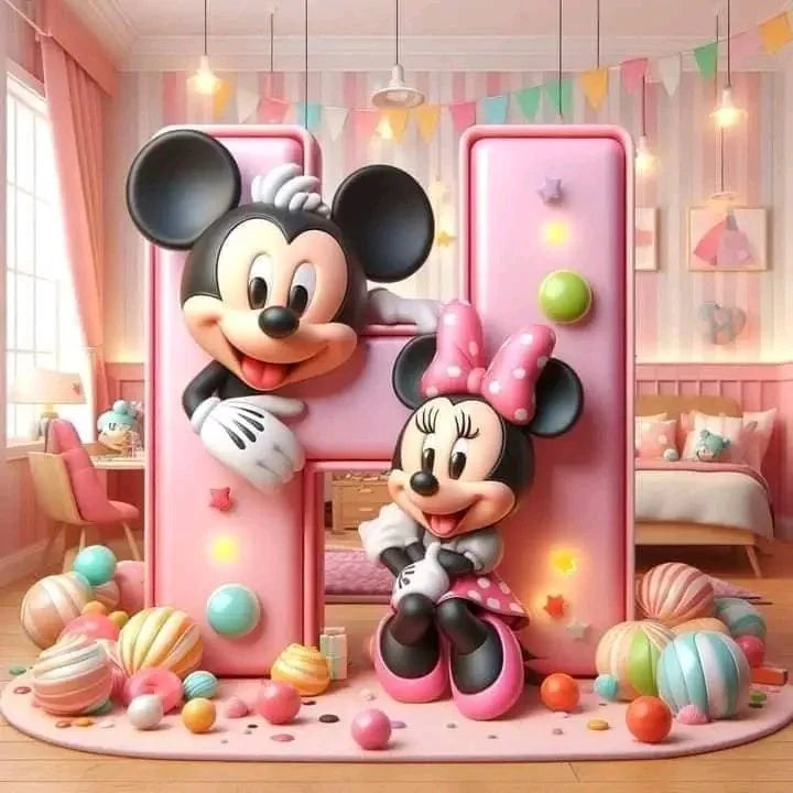 Minnie Magique : Peinture Diamant Créative
