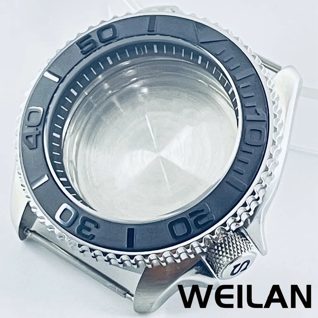 Boîtier Plongée 42mm NH35 Acier Inoxydable Argent