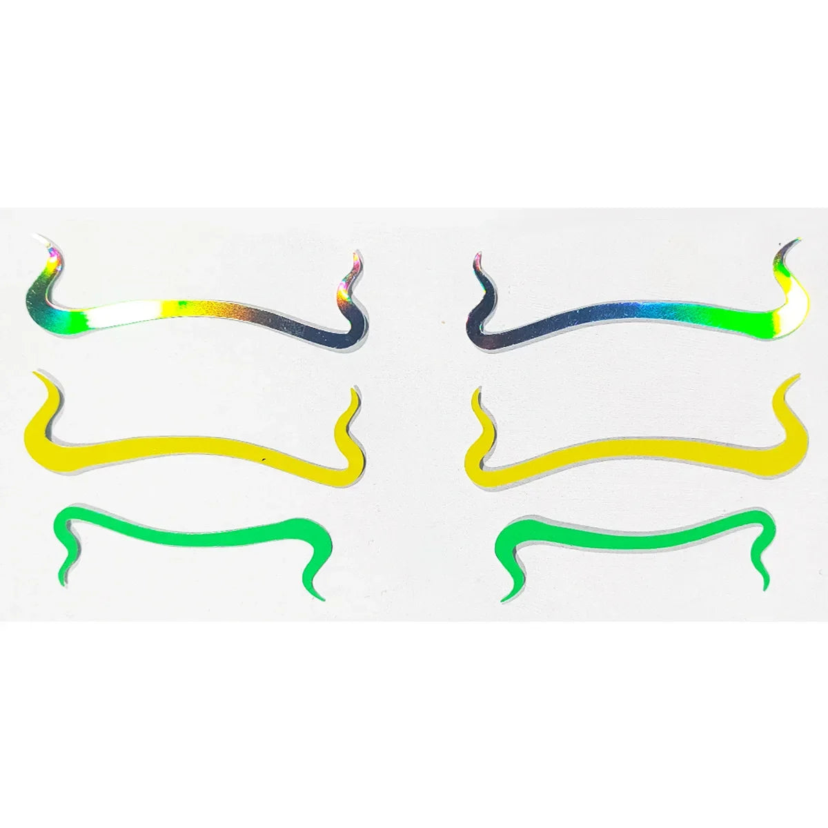 Autocollants Glamour pour Double Paupière Étincelants