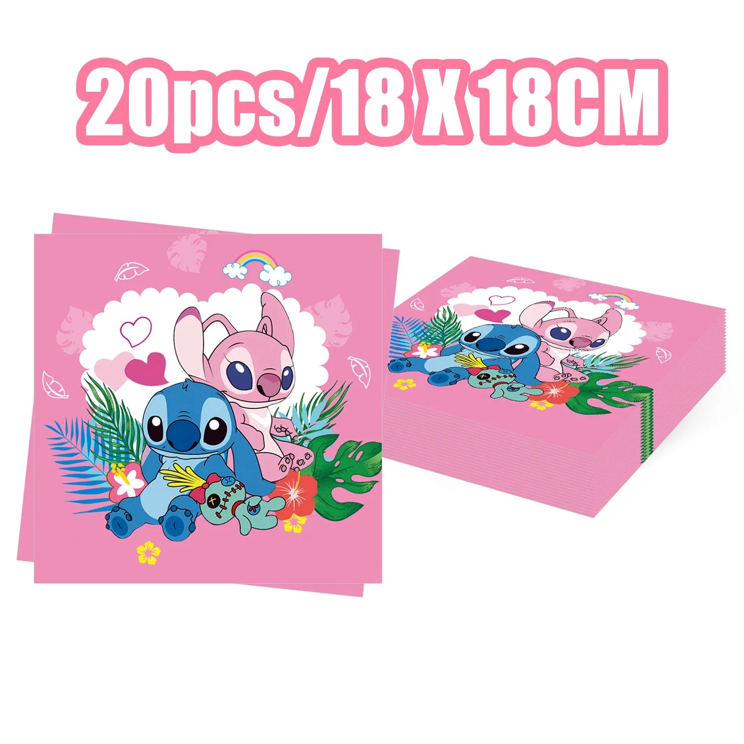 Disney Lilo & Stitch Pink Party Set