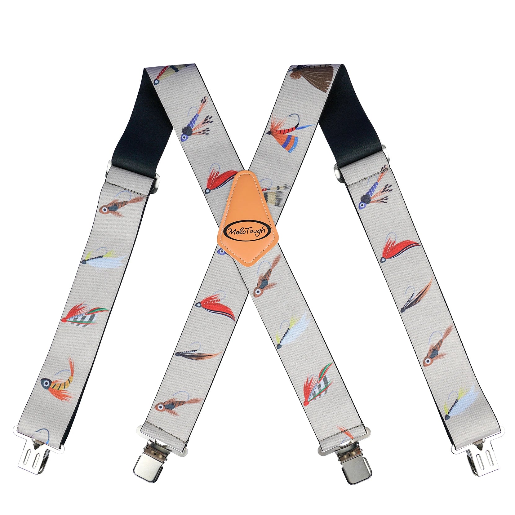 MELOTOUGH X-Back Work Suspenders - 2” Elastic Fit