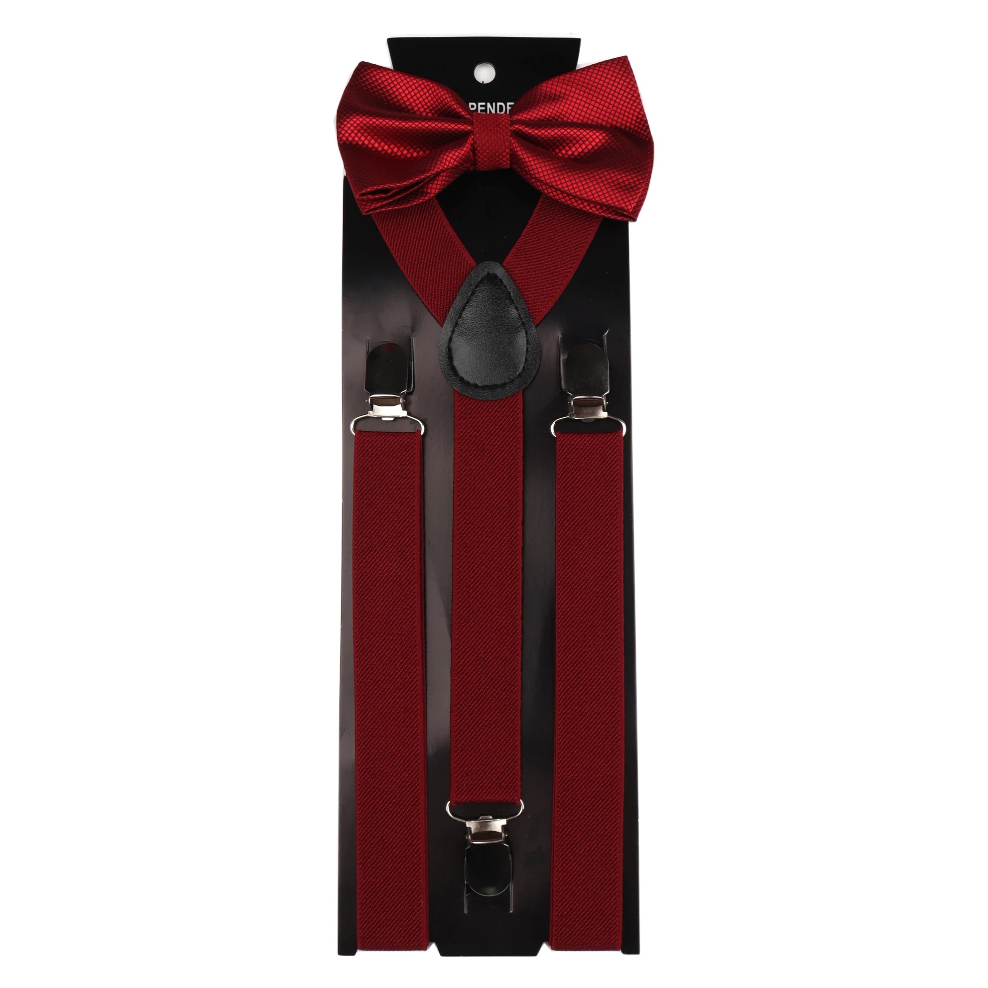 Chic Bowtie & Suspender Set for All Occasions