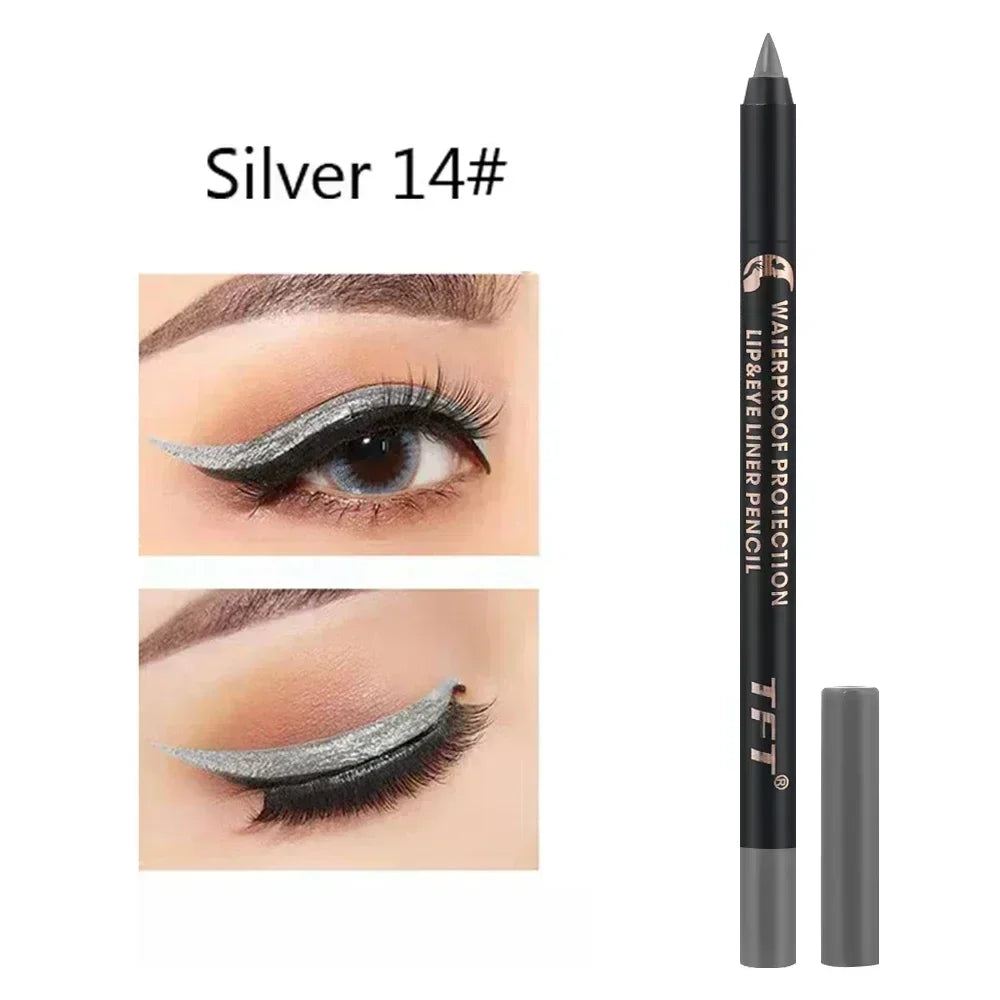 Blue-Brown Gel Eyeliner: Long-Lasting & Smooth