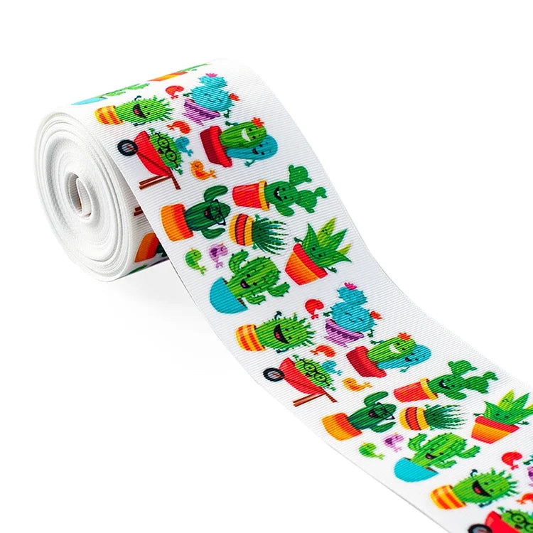 Rubans Fleurs Mexicaines 5 Yards - DIY Bows 25-75mm