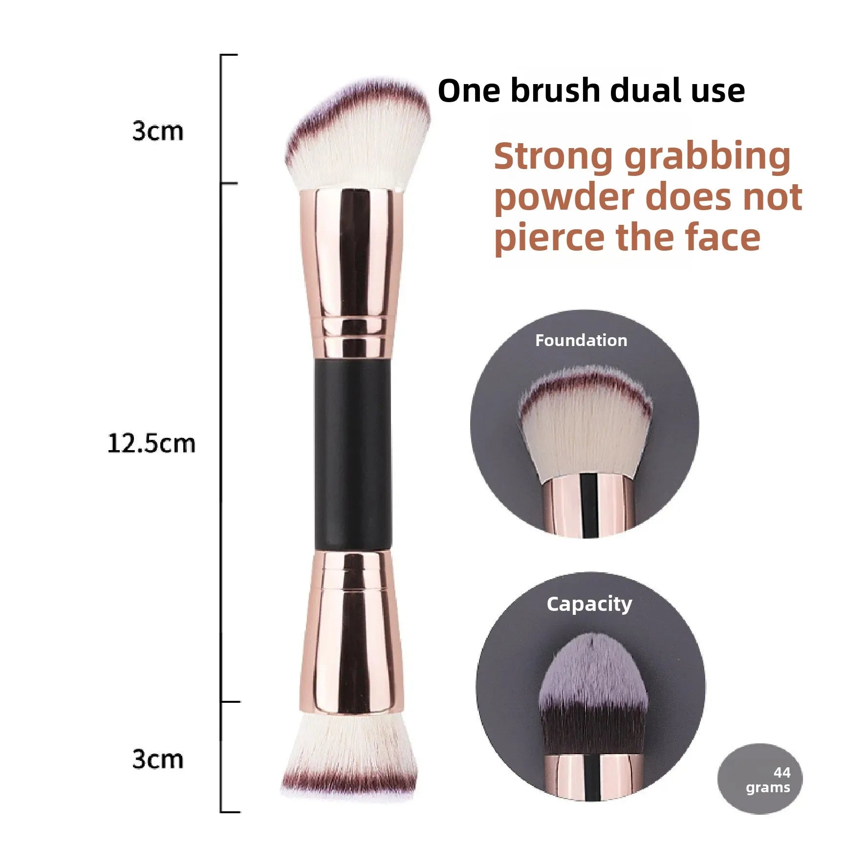 Pinceau Double Tête 3 Couleurs - Beauté Douceur