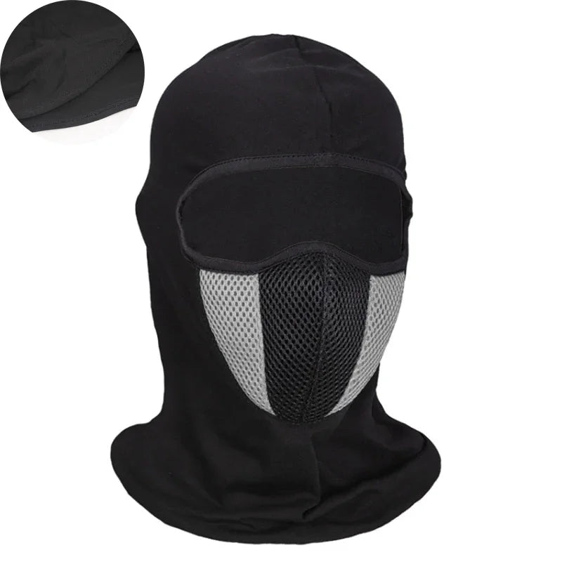 Breathable Moto Cagoule: Full Face Mask & Headgear