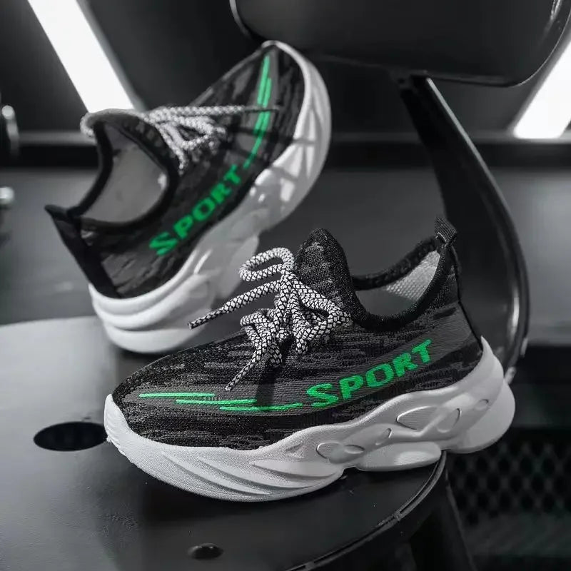 Baskets Enfants Tricot Respirantes Légères Mixte