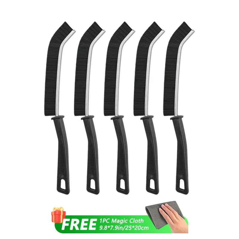 Hard Bristle Corner Cleaning Brush Set - Eco-Friendly