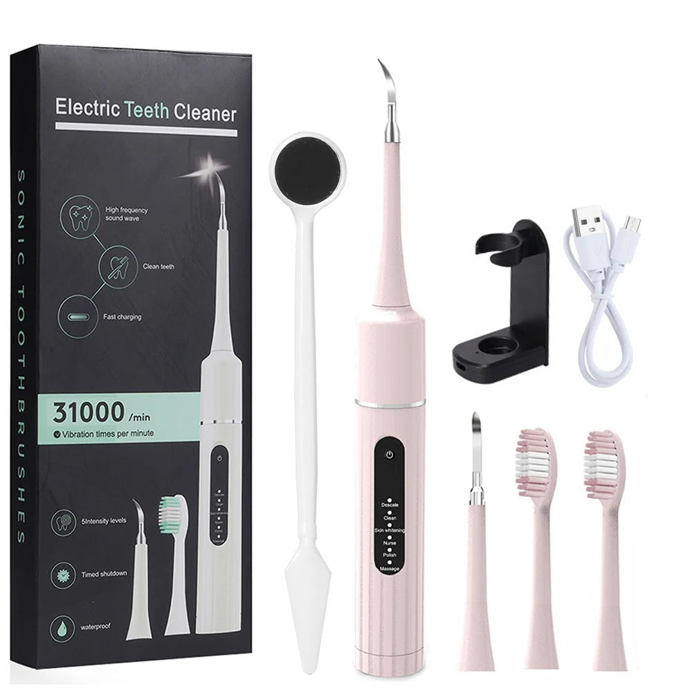 Dual-Action Sonic Clean Toothbrush & Tartar Remover