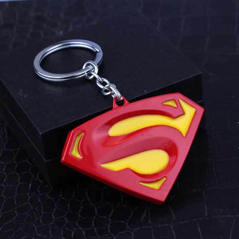 Superman Bat Keychain - Metal Pendant for Fans