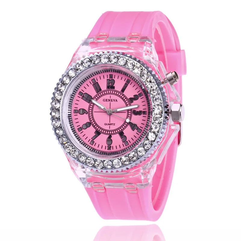 LumiGlow LED Fashion Watch for All Ages