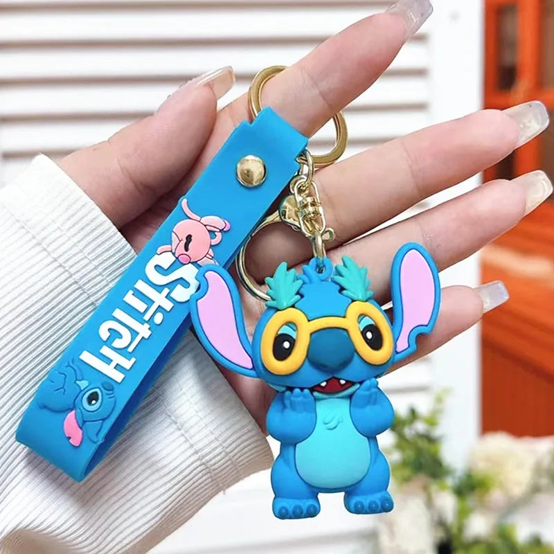 Disney Charm Keychains: Mickey, Minnie & Lilo Fun!