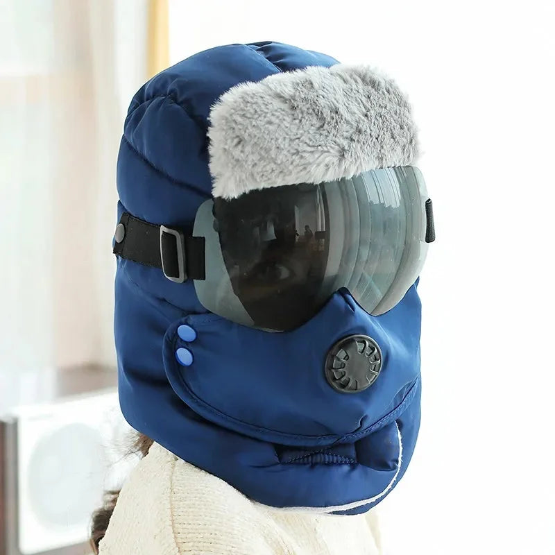 Chapeau d'Hiver Lei Feng Doublé Polaire Unisexe