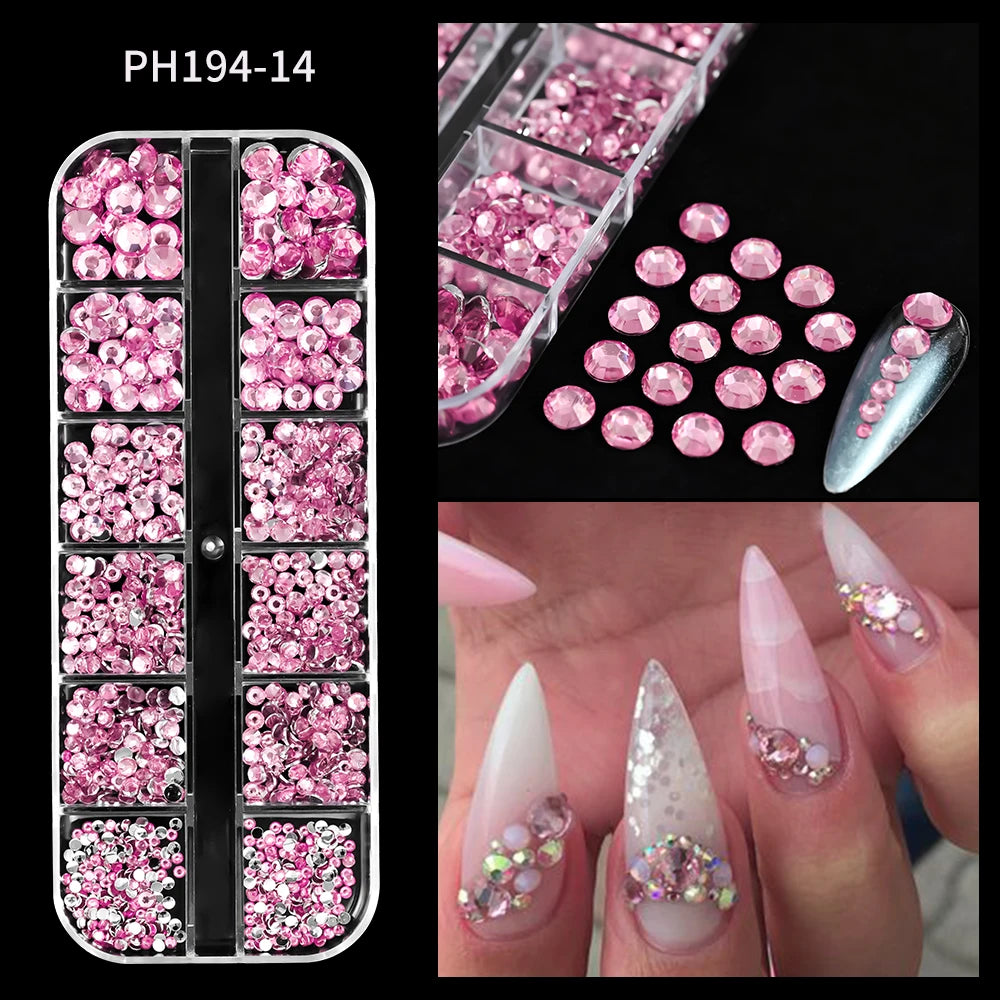 Charms Océan Doré 3D pour Nail Art