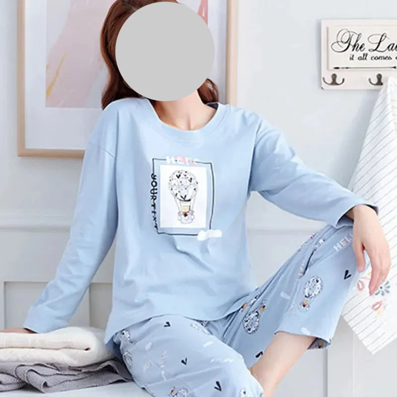 Pyjamas Mignons Coréens pour Femmes Courtes