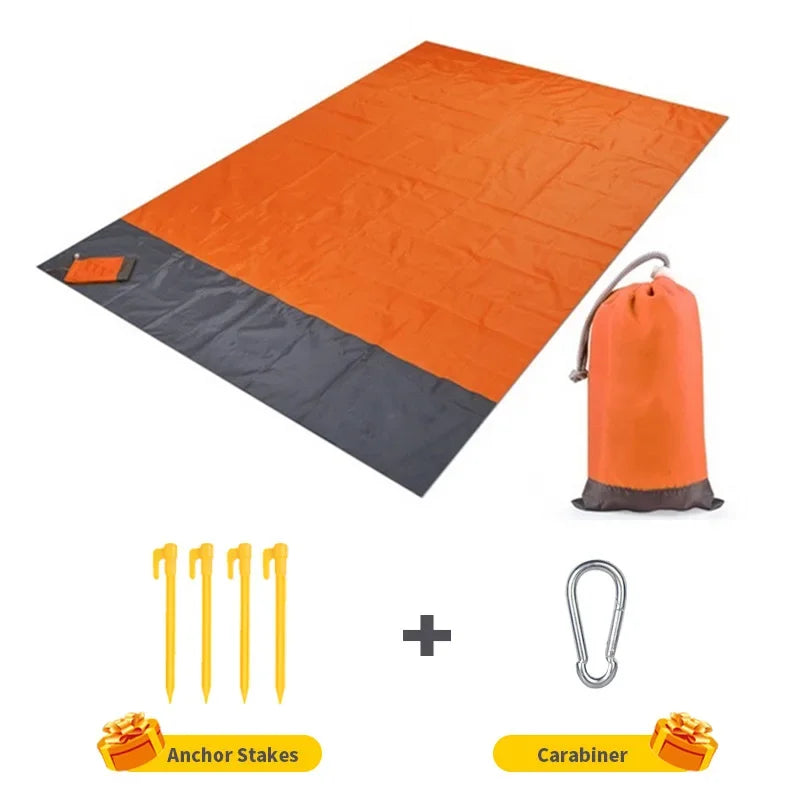 Tapis de plage pliable imperméable et léger