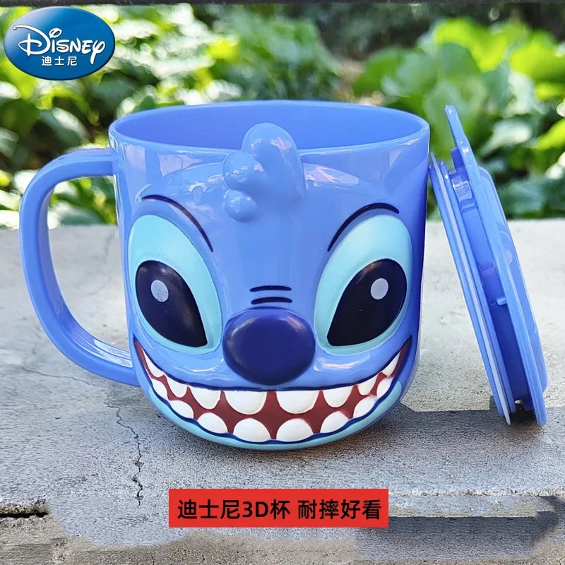 Tasse Mickey Elsa 3D pour enfants avec couvercle