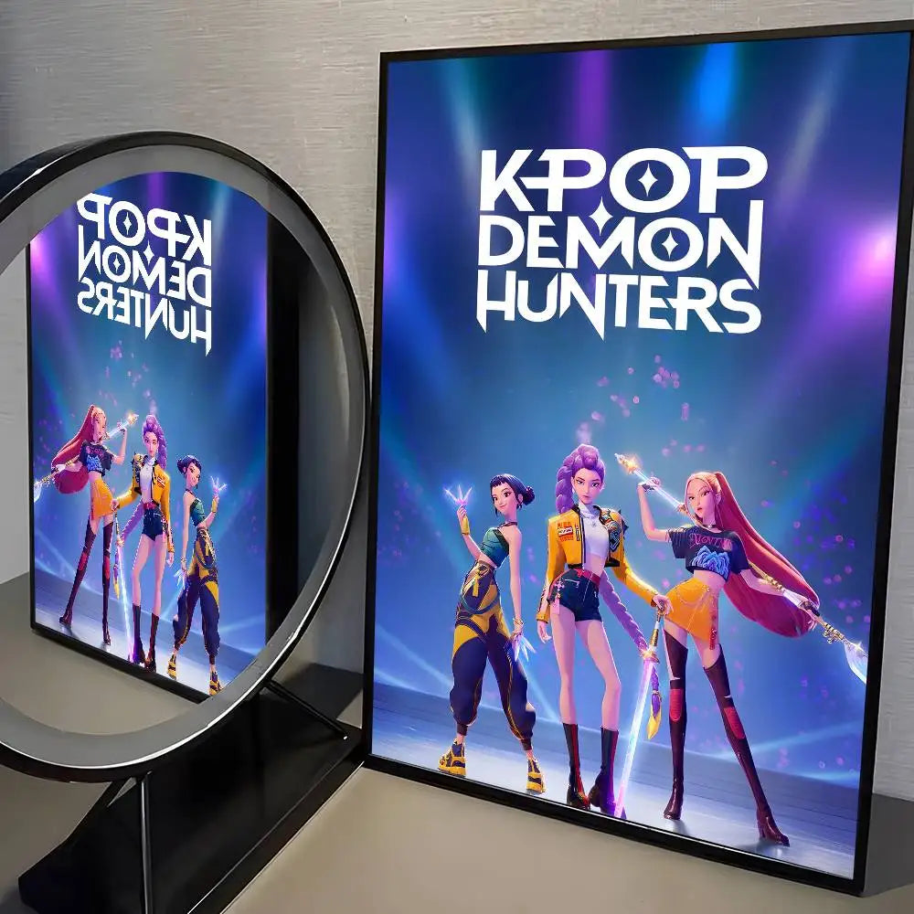 Affiche HD K-Pop Démon H-Hunters - Décor Moderne