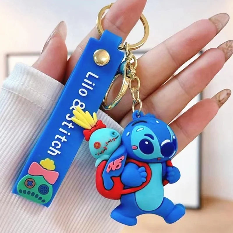 Disney Charm Keychains: Mickey, Minnie & Lilo Fun!