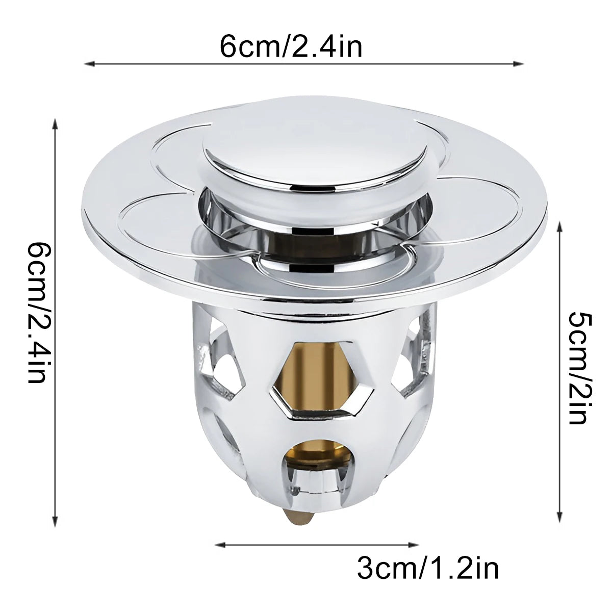 SmartDrain: Anti-Clog Sink Stopper Set (2-10 pcs)