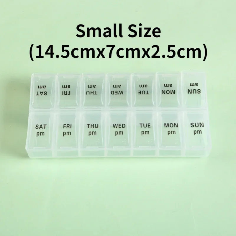 Pilulier Hebdo Voyage 14 Grilles - Organisateur Pratique