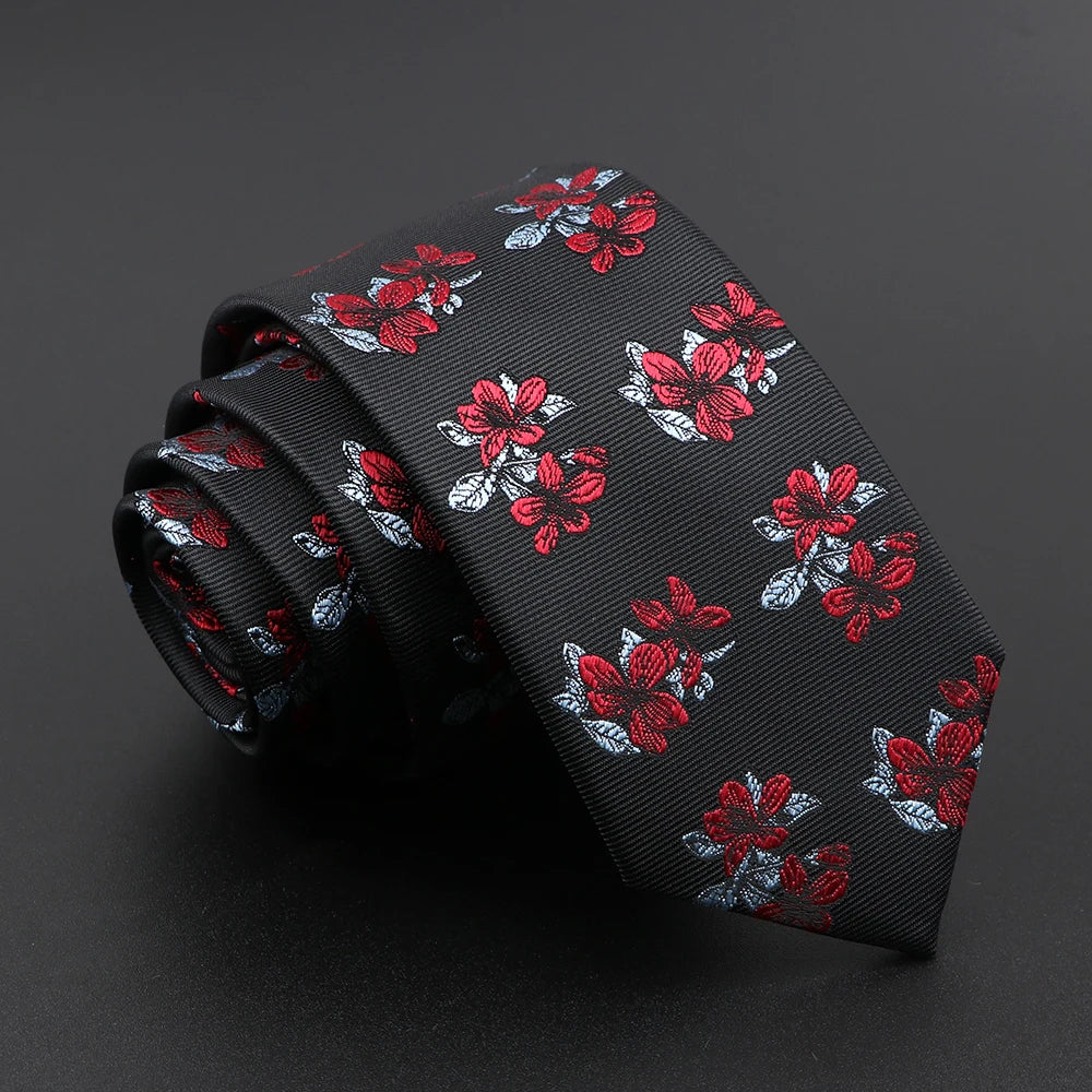 Floral Paisley Slim Ties - 26 Unique Styles