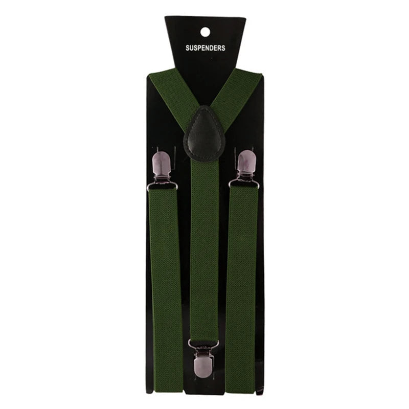 Bretelles Élégantes Unisexes en Polyester