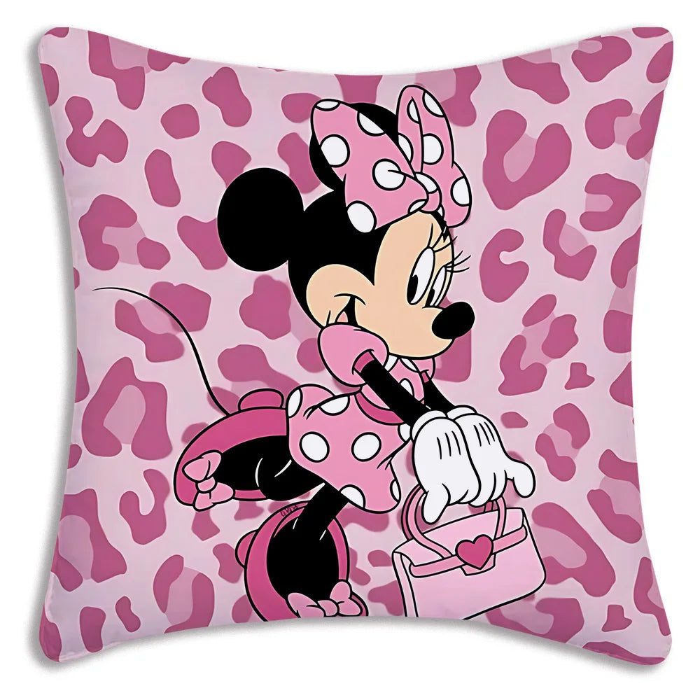 Kawaii Disney Duo: Mickey & Minnie Plush Pillow Covers