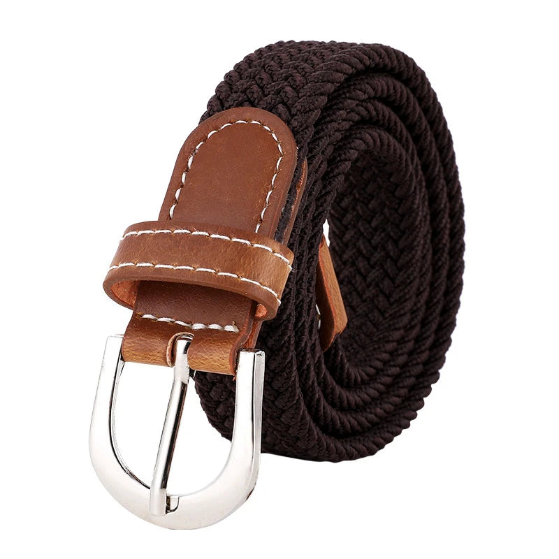 Versatile Stretch Woven Belt for All Styles