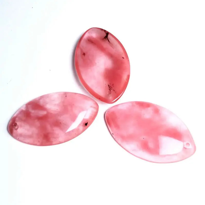 Pendentif Marquise en Agate Naturelle