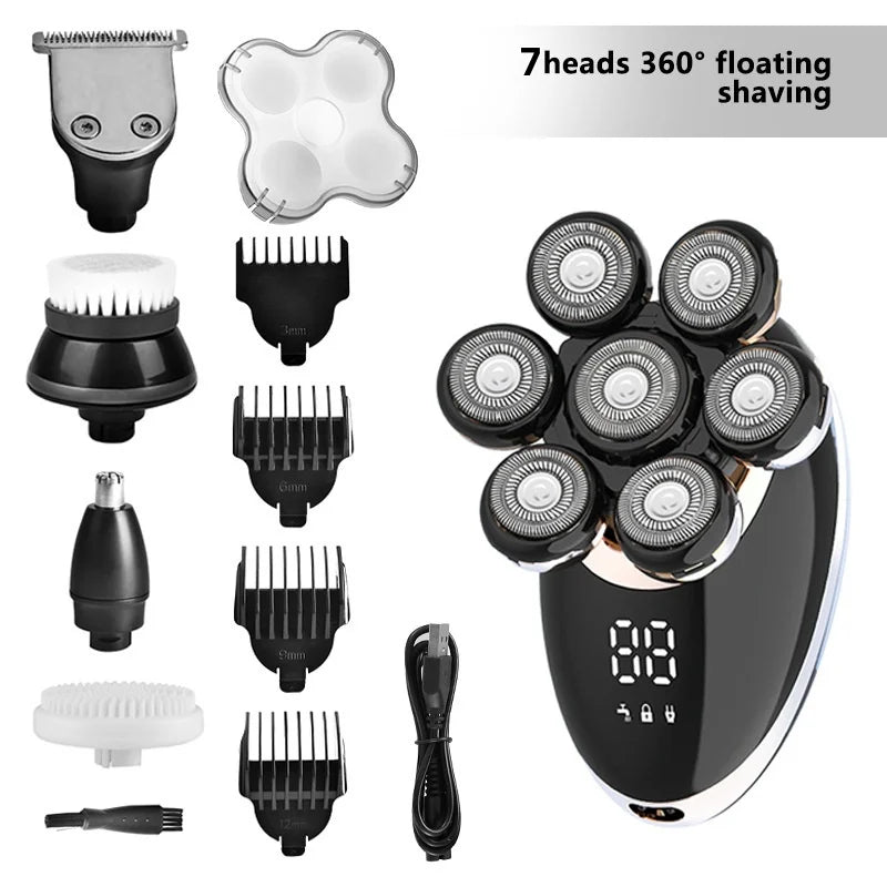 MIVM 7-Head Portable Grooming Razor