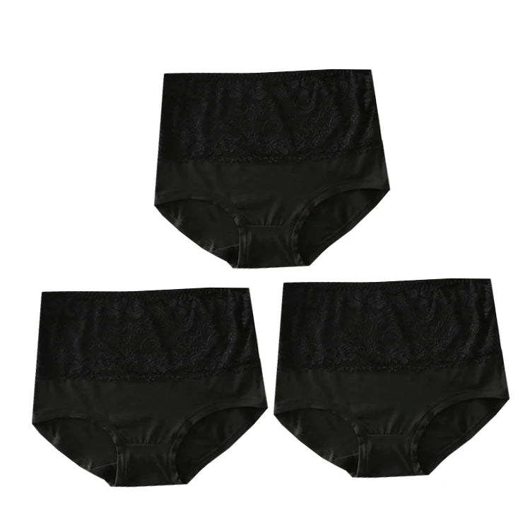 Culottes Élégance : 3 pièces taille haute en dentelle