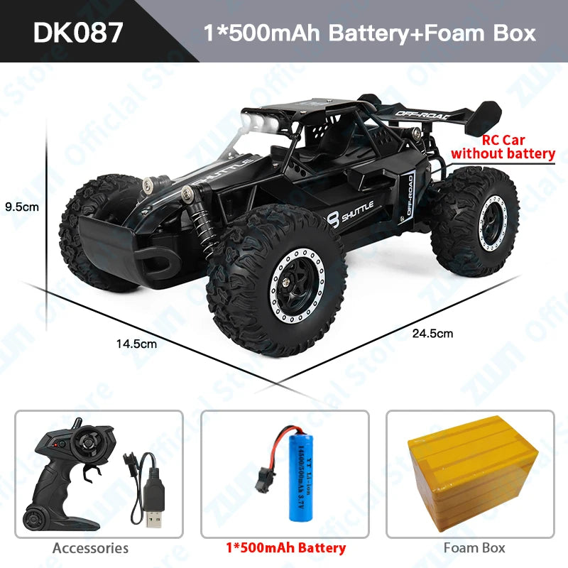 ZWN 2WD RC Tout-Terrain LED 1:16